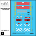 S Scale BNSF Railway EMD GP60 198 Locomotive Patching Decal Set Fusion Scale Graphics