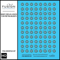 HO Scale BNSF Circle Logos For Metra ex Burlington Budd Cars Fusion Scale Graphics