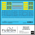 HO Scale BNSF Ex Santa Fe GP30 Patch Decal Set Fusion Scale Graphics