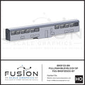 HO Scale BNSF Large Window Bi Level Business Car Shell Fusion Scale Graphics