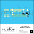 N Scale Boeing 737 Fuselage Decal Set Fusion Scale Graphics