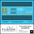 N Scale Buffalo and Pittsburgh EMD SD40's and SD45's Locomotives Decal Set Fusion Scale Graphics