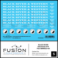 S Scale Black River Railroad Caboose 474 Decal Set Fusion Scale Graphics