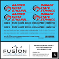 S Scale Badger State Ethanol Covered Hoppers Decal Set Fusion Scale Graphics