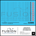 N Scale CBQ Burlington Budd BiLevels Decal Set Fusion Scale Graphics