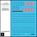 S Scale CBQ Burlington Budd BiLevels Decal Set - Front Range Hobbies