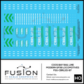 HO Scale Coos Bay Rail Line Modern GP38-2 Locomotive Decal Set Fusion Scale Graphics