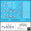 N Scale Cando Rail and Terminals EMD GP38-2 Locomotives Decal Set Fusion Scale Graphics
