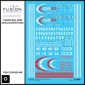 O Scale Cando Rail EMD GP9 Locomotives Decal Set Fusion Scale Graphics