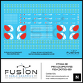 N Scale CT Rail GE P40DC Locomotive Decal Set Fusion Scale Graphics