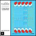 S Scale CT Rail GE P40DC Locomotive Decal Set Fusion Scale Graphics