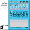 S Scale CEFX Ex NRLX/CITX Foster Farms 4750 Hoppers Patching Decal Set Fusion Scale Graphics