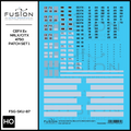 HO Scale CEFX Ex NRLX/CITX Foster Farms 4750 Hoppers Patching Decal Set Fusion Scale Graphics