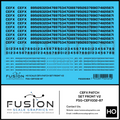HO Scale CEFX Font V2 Patching Decal Set Fusion Scale Graphics
