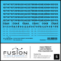S Scale CGAX Freight Car Numbering Decal Set Fusion Scale Graphics