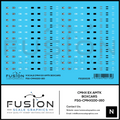 N Scale CMHX Ex AMTK Boxcars Decal Set Fusion Scale Graphics