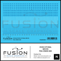 N Scale CN Ex Citi Rail Gevos Locomotive Decal Set Fusion Scale Graphics