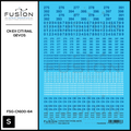 S Scale Canadian National Ex Citi Rail GEVOs Decal Set Fusion Scale Graphics