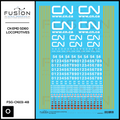 O Scale Canadian National EMD SD60 Locomotives Decal Set Fusion Scale Graphics