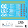 HO Scale Canadian National CN EMD SD60 Locomotives Decal Set Fusion Scale Graphics