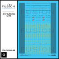 O Scale CNW Chicago & North Western Business Cars Decal Set Fusion Scale Graphics