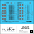 N Scale COER Covered Hopper Patching Decal Set V2 Fusion Scale Graphics