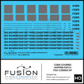 HO Scale COER Covered Hopper Patching Decal Set V2 Fusion Scale Graphics