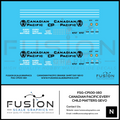 N Scale Canadian Pacific Every Child Matters GEVO Decal Set Fusion Scale Graphics