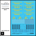 S Scale Camas Prairie RailNet GE B23-7 Locomotives Decal Set Fusion Scale Graphics