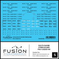 S Scale South Shore Line Steeplecab Locomotives Decal Set Fusion Scale Graphics