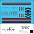O Scale South Shore Line Caboose Decal Set Fusion Scale Graphics