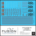 O Scale South Shore Railroad Boxcabs Decal Set Fusion Scale Graphics