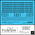 O Scale CSX Freight Car Patches Decal Set 1 Fusion Scale Graphics