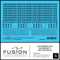 S Scale CSX Freight Car Patches Decal Set 1 Fusion Scale Graphics