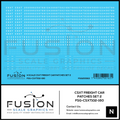 N Scale CSXT Freight Car Patches Set 2 White Fusion Scale Graphics
