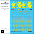 S Scale CSX 1850 L&N Heritage ES44AH Locomotive Decal Set Fusion Scale Graphics
