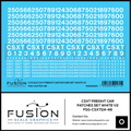 O Scale CSX Freight Car Patches Set V2 White Fusion Scale Graphics