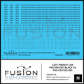 N Scale CSX Freight Car Patches Set V2 Black Fusion Scale Graphics