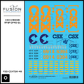O Scale CSX Chessie and RF&P GP40-2 "Heritage" Locomotives Decal Set Fusion Scale Graphics