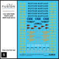 S Scale CSX 1852 W&M Western Maryland Heritage ES44AH Locomotive Decal Set Fusion Scale Graphics