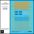 S Scale CSX Road Slug YN3 Decal Set Fusion Scale Graphics
