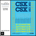 O Scale CSX Road Slug YN2 Decal Set Fusion Scale Graphics