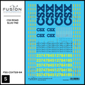 S Scale CSX Road Slug YN2 Decal Set Fusion Scale Graphics