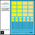 S Scale CSXT Ex Chessie ACF Covered Hopper Number Patching Decal Set Fusion Scale Graphics