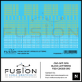 N Scale Chesapeake & Ohio EMD GP7, GP9 Locomotive Decal Set Fusion Scale Graphics