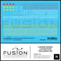 N Scale Elgin Joliet and Eastern EJE EMD SW1200 Locomotive Decal Set Fusion Scale Graphics