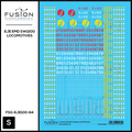 S Scale Elgin Joliet and Eastern EJE EMD SW1200 Locomotive Decal Set Fusion Scale Graphics
