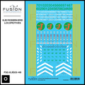 O Scale Modern EJE EMD Locomotives Decal Set Fusion Scale Graphics
