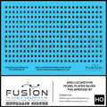 HO Scale EMD Locomotive Model Black/Silver Plate Decal Set - Front Range Hobbies