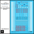 O Scale Florida East Coast/Rail America EMD SD70M-2 Locomotive Decal Set Fusion Scale Graphics